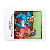 Funny Peking voor Kerstmis Humor Magnet Gift Magneet (Horizontaal)