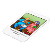 Funny Peking voor Kerstmis Humor Magnet Gift Magneet (Linkerzijde)