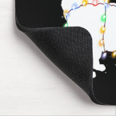 Funny Pekingese Dog Tree Christmas Lights Xmas Paj Muismat (Hoek)