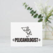 Funny Pelican Briefkaart (Staand voorkant)