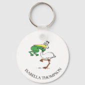 Funny Pelican Sleutelhanger (Achterkant)