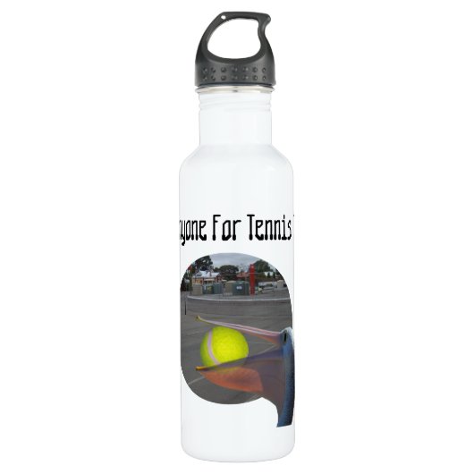 Funny Pelican Tennis Player, 710 ml waterfles Waterfles (Voorkant)