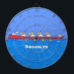 Funny pelicans rowing cartoon illustratie dartbord<br><div class="desc">Onze grappige illustratie van de cartoon van het pelikaanse roeiteam zal wat humor aan uw dag toevoegen. Geïnspireerd door zeevogels te bekijken en gekke gedachten te bedenken.</div>