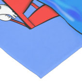 Funny pelicans rowing cartoon illustratie korte tafelloper (Hoek)