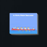 Funny pelicans rowing cartoon illustratie post-it® notes<br><div class="desc">Onze grappige illustratie van de cartoon van het pelikaanse roeiteam zal wat humor aan uw dag toevoegen. Geïnspireerd door zeevogels te bekijken en gekke gedachten te bedenken.</div>