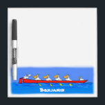 Funny pelicans rowing cartoon illustratie whiteboard<br><div class="desc">Onze grappige illustratie van de cartoon van het pelikaanse roeiteam zal wat humor aan uw dag toevoegen. Geïnspireerd door zeevogels te bekijken en gekke gedachten te bedenken.</div>