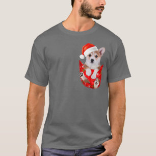 Funny Pembroke Welsh Corgi Kerstzakje voor Co. T-shirt