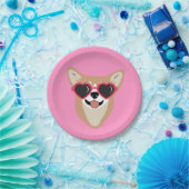 Funny Pembroke Welsh Corgi Papieren Bordje (Feest)