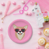 Funny Pembroke Welsh Corgi Papieren Bordje (Feest)