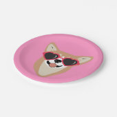 Funny Pembroke Welsh Corgi Papieren Bordje (Gekanteld)