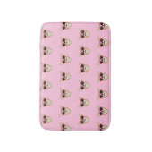 Funny Pembroke Welsh Corgi Pattern Pink Badmat (Voorkant Verticaal)