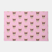 Funny Pembroke Welsh Corgi Pattern Pink Deurmat (Voorkant)