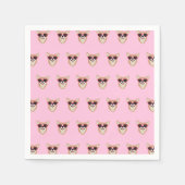 Funny Pembroke Welsh Corgi Pattern Pink Servet (Voorkant)