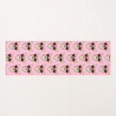 Funny Pembroke Welsh Corgi Pattern Pink Yogamat (Achterkant (horizontaal))