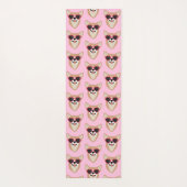 Funny Pembroke Welsh Corgi Pattern Pink Yogamat (Achterkant)
