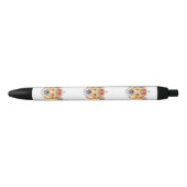 Funny Pembroke Welsh Corgi Zwarte Inkt Pen (Voorkant)