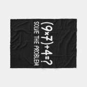 Funny Pemdas Elementary Math Teacher Brainrot 67 M Fleece Deken (Voorkant (Horizontaal))