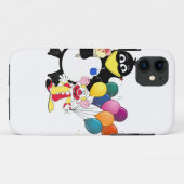 Funny penguin and clown cartoon Case-Mate iPhone case (Achterkant (horizontaal))