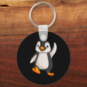 Funny Penguin Apparel S Uni-Adults Kinder Kinderen Sleutelhanger (Voorkant)