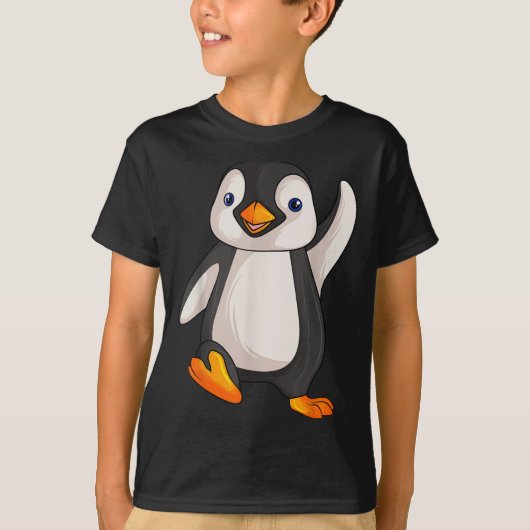 Funny Penguin Apparel S Uni-Adults Kinder Kinderen T-shirt (Voorkant)