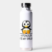 Funny Penguin Ate My Brain Waterfles (Links)