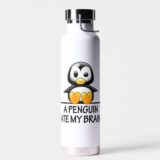 Funny Penguin Ate My Brain Waterfles (Links)