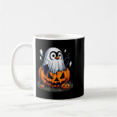 Funny Penguin Boo Halloween Ghost Womens Mens Kids Koffiemok (Links)