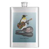 Funny Penguin Busking Flacon (Voorkant)