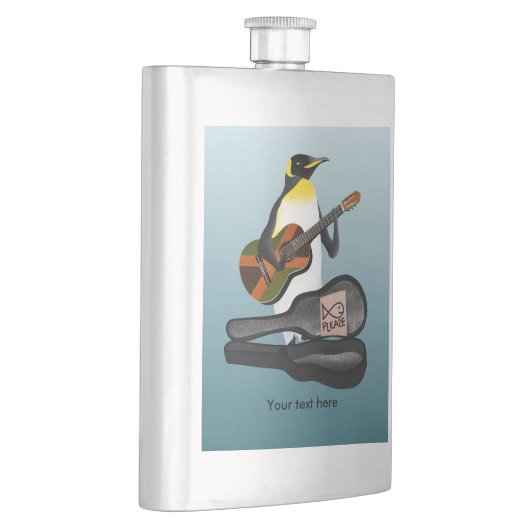 Funny Penguin Busking Flacon (Rechts)
