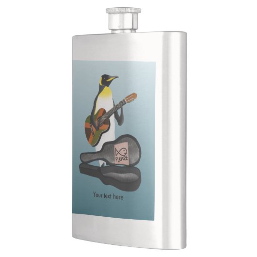 Funny Penguin Busking Flacon (Links)