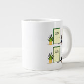 Funny Penguin Cartoon Cosmetische plastisch chirur Grote Koffiekop (Voorkant rechts)