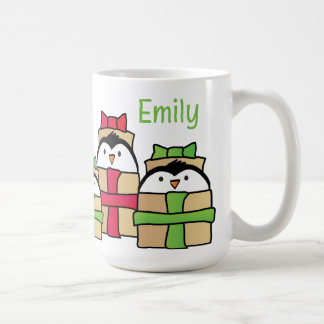 Funny Penguin Cartoon voor Kinderen Kind Gepersona Koffiemok