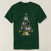 Funny Penguin Christmas Tree Loves Penguin Xmas  T-shirt (Design voorkant)