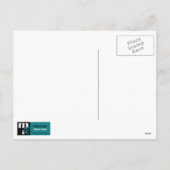 Funny Penguin Familie van 3 Kerstmis Briefkaarten (Achterkant)