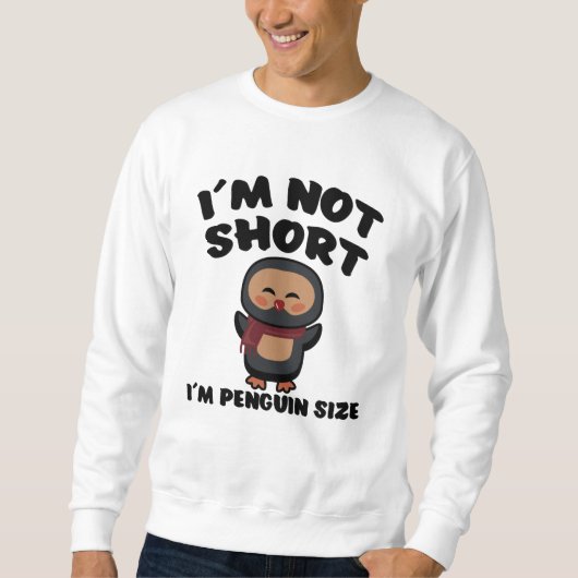 Funny Penguin Fun Quote Little Tiny Penguins Gift Trui (Voorkant)