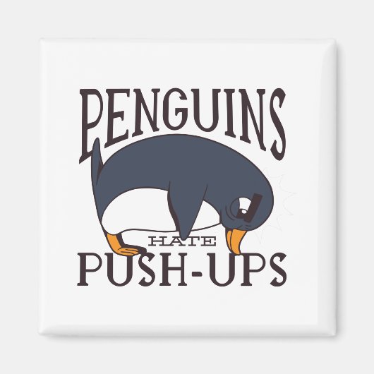 Funny Penguin Gezegde Magneet (Voorkant)