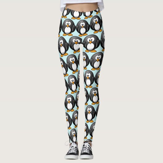 Funny Penguin Leggings (Voorkant)