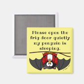 Funny Penguin Magneet (Voorkant / Achterkant)