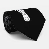 Funny Penguin Peek Stropdas (Opgerold)