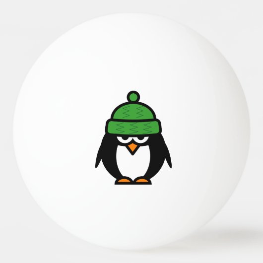 Funny penguin ping pongballen voor tafeltennis pingpongbal (Voorkant)
