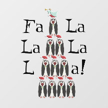 Funny Penguin Pyramid-kerstboomraam