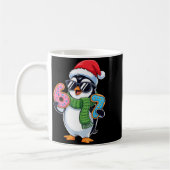 Funny Penguin Six Seven 67 Ice Cream Christmas Boy Koffiemok (Links)