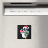 Funny Penguin Six Seven 67 Ice Cream Christmas Boy Magneet (Insitu (Vaatwasser))