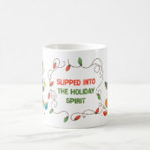 Funny Penguin Stuck in Lights Mug Koffiemok (Center)