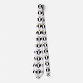 Funny penguin teapot stropdas (Voorkant)