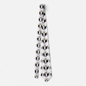 Funny penguin teapot stropdas (Achterkant)