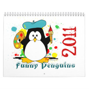 Funny Penguins Calendar Kalender