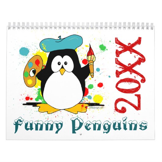 Funny Penguins Kalender (Hoes)