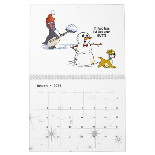 Funny Penguins Kalender (Jan 2026)