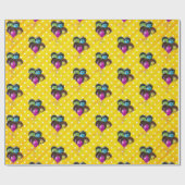 Funny People-ballongroep Polka Dots Cadeaupapier (Vlak)